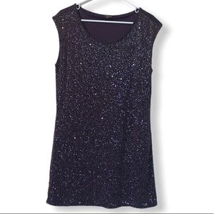 🎃2 for $15!🎃Express purple sequin dress size L